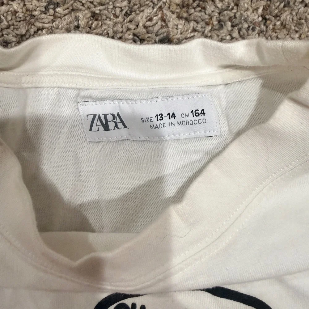 Zara Kids SmileyWorld Gumball Graphic short Sleeve T-Shirt White Size 13-14